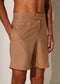 Pontus Shorts in Raw Silk, Almond