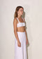 Alma Bralette in Raw Silk, Cream